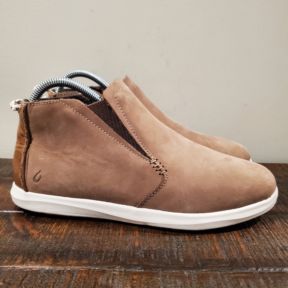 OluKai Tan Ankle Boots